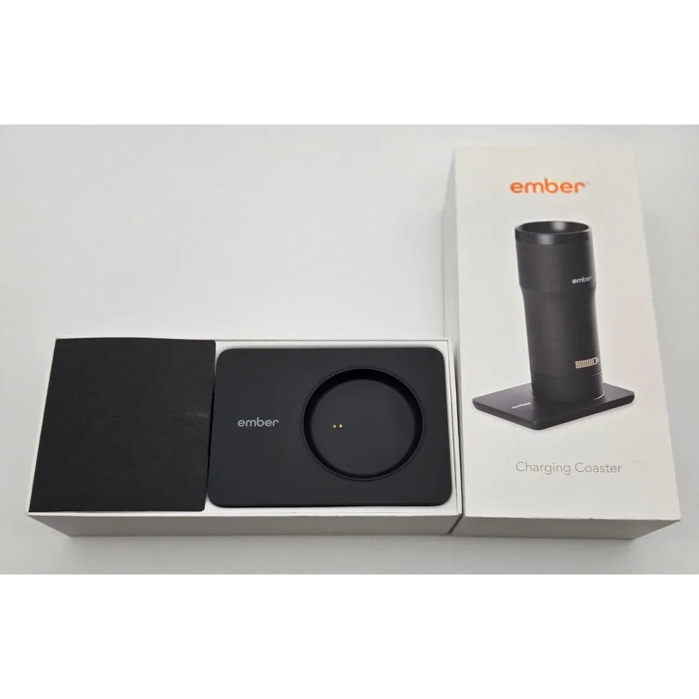 Ember Charging Coaster Smart Mug Charger‎ Base Black CT15-BBA74100616 Tested